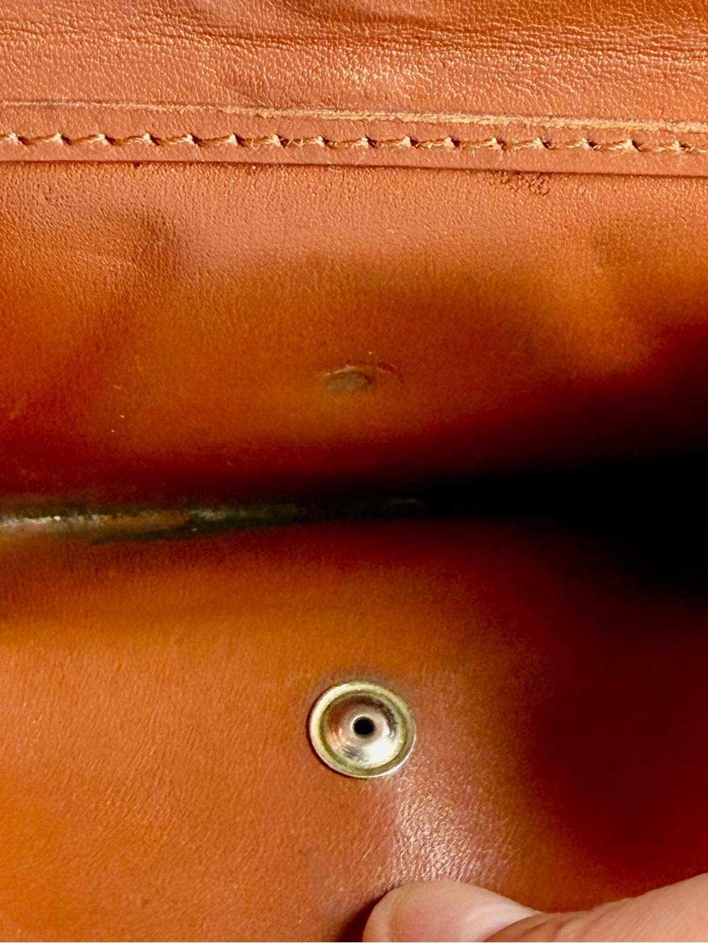 MCM Visetos Cognac Bifold Wallet | Men’s Leather Wallet | Vintage - Picture 13 of 13